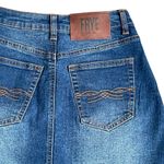 Frye Corset Skirt Women’s Size 2 Button Down Denim Jean Blue Mini Chic Photo 5