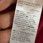  Jacket Blazer Women's Size Large Open Front Shiny Christmas Red Chicos 2 Photo 3