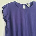 Reiss  Short Ruffle Cap Sleeve Blouse Photo 1