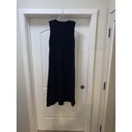 Avec Les Filles SweaterDress Womens Large Black Sleeveless Midi Classic Minimali Photo 3