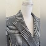 Bar III Women's Houndstooth Print Double Breasted Jacket Black Size 6 Photo 3