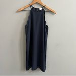 Cooperative Urban Outfitters  Navy Blue Mini Dress High Neck Scalloped Size XS Photo 3