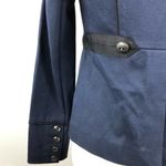 CAbi Navy Blue In the Band Jacket #3375 Stretch Classic Blazer Military Size XS Photo 8