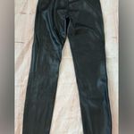 We The Free  People Pants Womens 26 Black Vegan Faux Leather Skinny Moto Photo 8