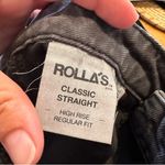 Rolla's ROLLA’S Classic Straight Jeans Black Vintage Photo 8