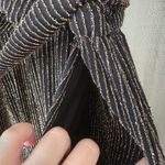 Torrid Size 3 Black Gold Glitter Knit Suprlice Jumpsuit Photo 4