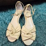 Ralph Lauren Lauren Cream Leather Sandals Photo 1
