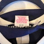 Gretchen Scott Cherry On Top Cardigan Short Sleeve Navy/White Gold Buttons Sz XL Photo 6