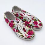 Vans Doheny Women’s Pink Floral Checkerboard Sneaker Lace Up Skater Shoes Size 7 Photo 1