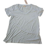 Mystree Women's V-Neck Pocket T-Shirt Short Sleeve Top - Size S Photo 0