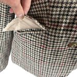 Charter Club long sleeve collared button down fully lined houndstooth blazer 4 Photo 6