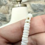 Vintage Natural Hawaiian Puka Shell Choker Necklace White Photo 5