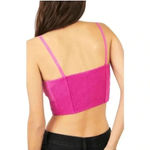 Free People NWT  Have My Heart Cropped Tank Top Raspberry Sherbert Sz XS Photo 4