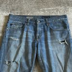 AG Adriano Goldschmied AG Jeans Womens 31 Adriano Goldschmied Ex-Boyfriend Crop Denim Blue USA 35x26 Photo 1