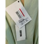Grifoni NWT Lightweight Long Sleeve Pleated Dress in Light Green Size IT 44/US 8 Photo 6