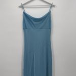 De Laru Sheila Yen Blue Sparkle Long Formal Dress 90s Size 11/12 Photo 1