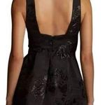 Anthropologie  MAEVE Women’s Black Metallic Brocade Mini Cocktail Dress Photo 1