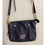 Juicy Couture Juicy By Women Black Zippered Up Crossbody Bag EUC Photo 3