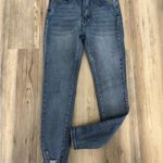 Rough Hem Size Small Skinny Jeans perfect to wear with boots Blue Photo 5
