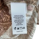 Parker The Cassandra Metallic Gold Shimmer Long Sleeve Button Up Blouse Size XL Photo 5