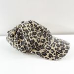 Anthropologie Adjustable Leopard Print Baseball Hat Cap Tan Black Photo 2