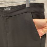 Lord and Taylor Vintage  wide leg flowy luxury dressy pants black tuxedo stripe Photo 3