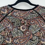 American Eagle Women's Floral Bohemian Keyhole Bell Sleeves Mini Dress Size S Photo 11