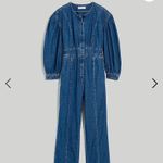 Madewell Denim Straight Leg Jumpsuit Photo 2