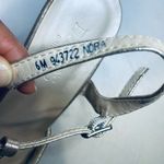 David's Bridal  Metallic Strappy Heels Photo 4