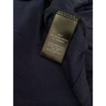 Lulus Lulu’s Lovely Navy Blue Gown Long Sleeve Maxi Dress Stretch Jersey S Photo 6