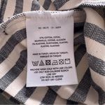 Anthropologie Striped Midi Pencil Cotton Wrap Skirt Size 8 Photo 5