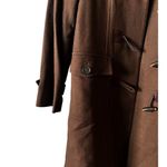 barney's new york BARNEYS Peacoat Cashmere Brown Toggle Buttons Collared Italy Designer 38 Small Photo 5