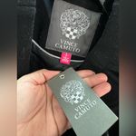 Vince Camuto Elegant Black Trench Coat Photo 4