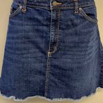 Universal Threads Universal Thread Dark Wash Jean Skirt with Distressed Whiskering in Front- 18/34 Photo 3