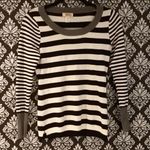 Route 66 Black & white striped sweater  sz S Photo 1