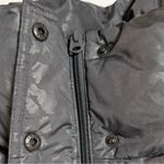 Old Navy Animal Print Puffer Vest Womens Small High Collar Photo 6