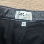 AGOLDE  patent navy leather pants Photo 2