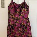 Lulus  Jacquard Dress Floral Mini Photo 0