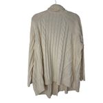 J.Jill Cream Cable Knit Open Front Cardigan XL – Aran Fisherman Cozy Knit Photo 1