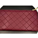Badgley Mischka Quilted Long Wallet - Plum Photo 4