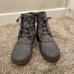 Sperry Syren Gulf Wool Quilted Grey Gray Duck Rain Boots Photo 2