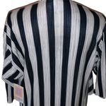 LuLaRoe  Shirley navy & white striped kimono small NWT‎ Photo 5