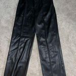 ZARA Leather Black Pants Photo 0