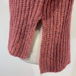 Leith New Chunky Knit Mock Neck Sweater Pullover Raspberry Pink Photo 8