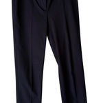 Talbots  Womens Navy Blue High Waist Straight Leg Dress Pants 2 Preppy Career Photo 0