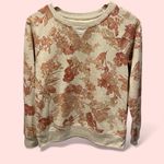 Studio Works Cute soft oatmeal pumpkin leaves print sweatshirt Photo 2