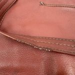 The Sak Red Leather Shoulder Handbag Purse Boho Hippie Photo 5