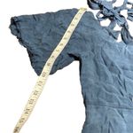 Gypsy Vintage Maxi Dress Top Back Tie Straps Blue Grey Tone Hollywood Sz M Photo 4