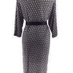 H&M  Black& White Trapeze Diamond Pattern Shirt Dress Photo 3