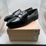 Loeffler Randall NWB  Women's Rachel Leather Penny Loafer size 12 black Photo 1
